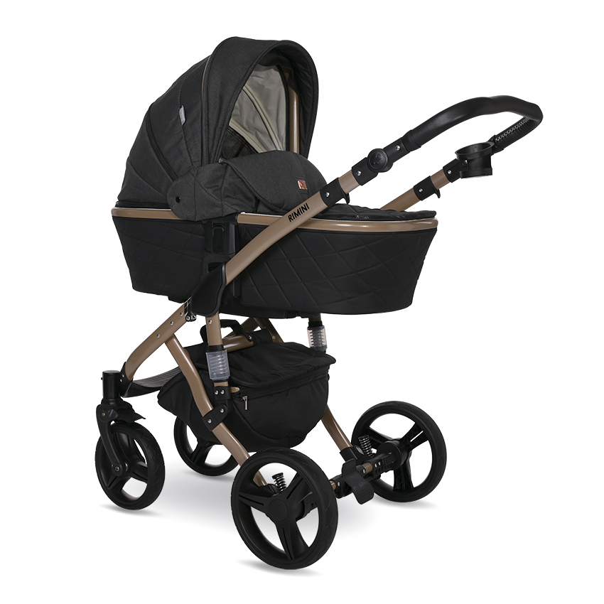 Бебешка количка rimini premium  black