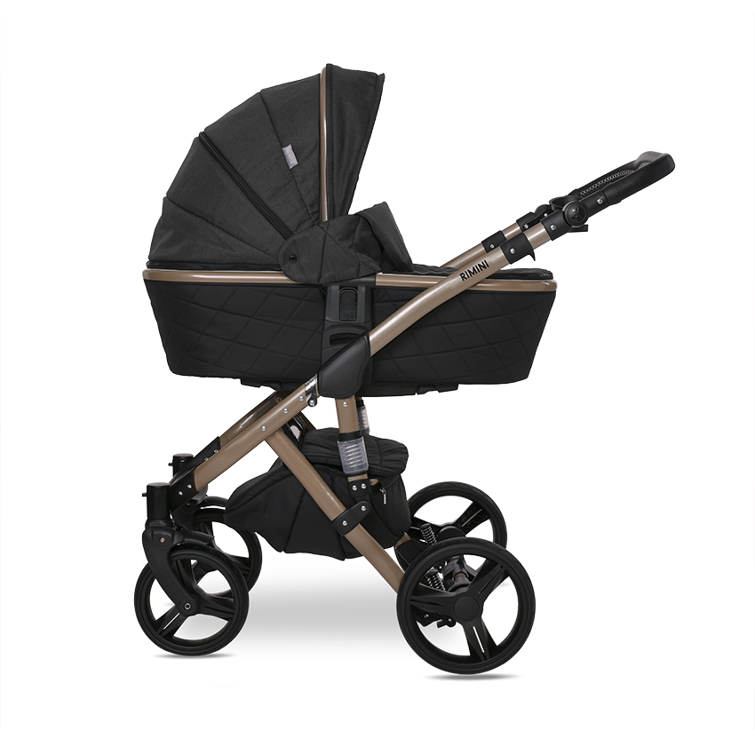 Бебешка количка rimini premium  black