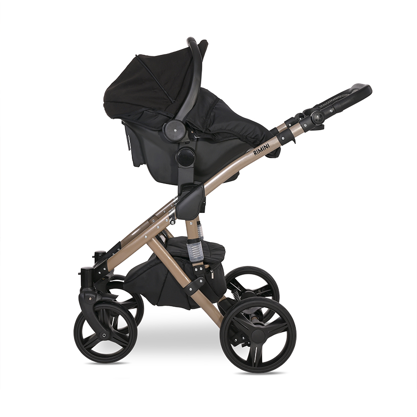 Бебешка количка rimini premium  black