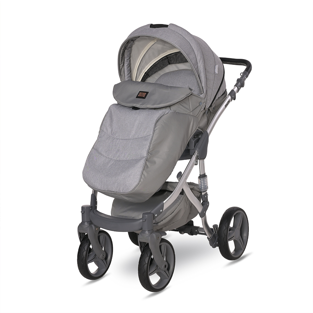 Baby stroller rimini premium gray