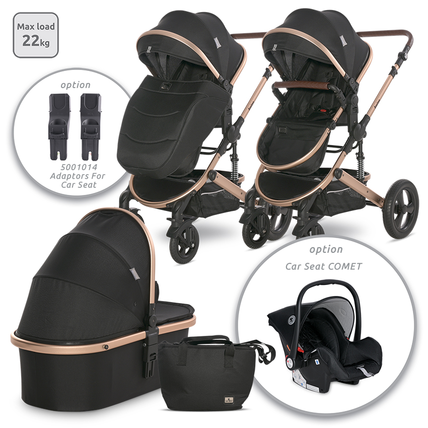 Baby stroller boston black