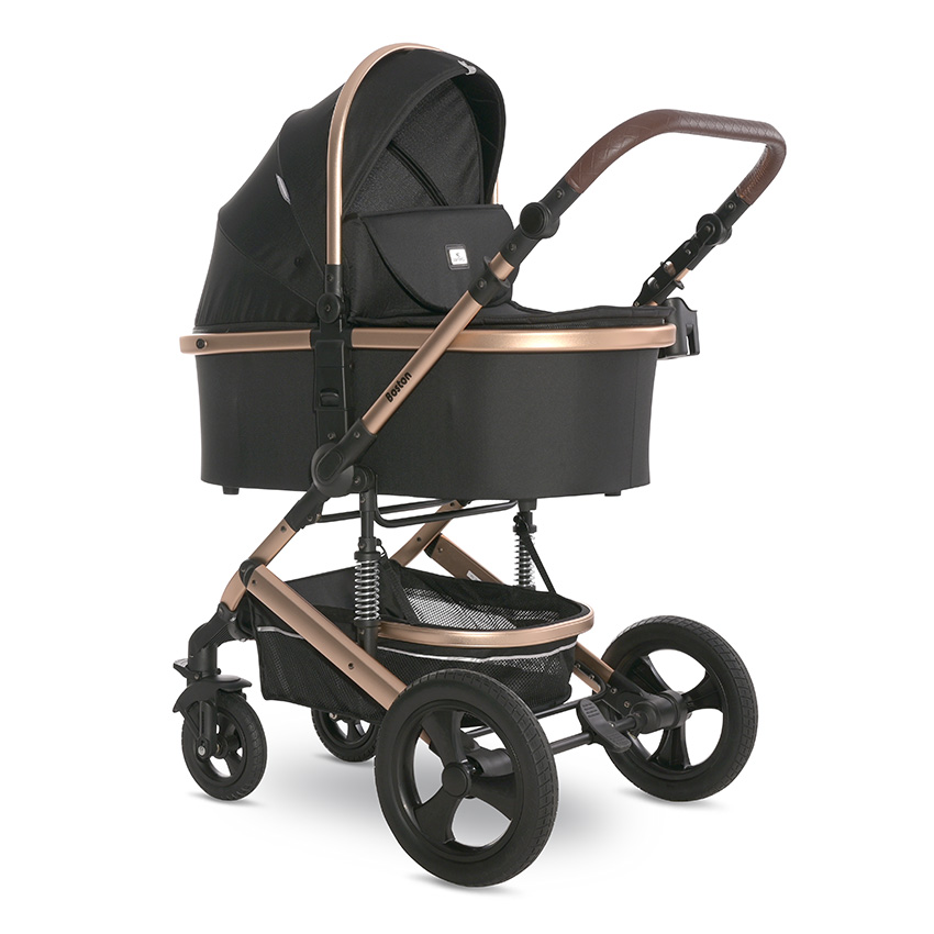 Baby stroller boston black + adapters