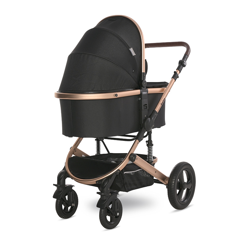 Baby stroller boston black + adapters