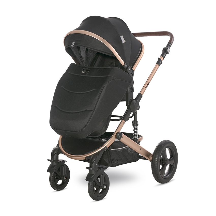 Baby stroller boston black + adapters