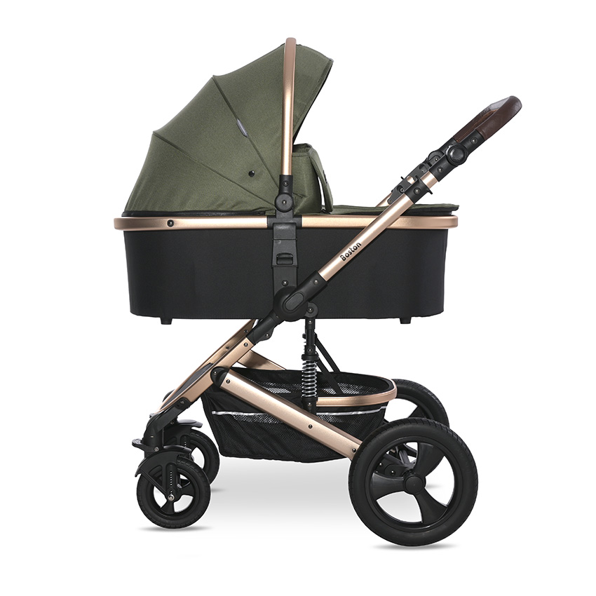 Baby stroller boston loden green+adapters