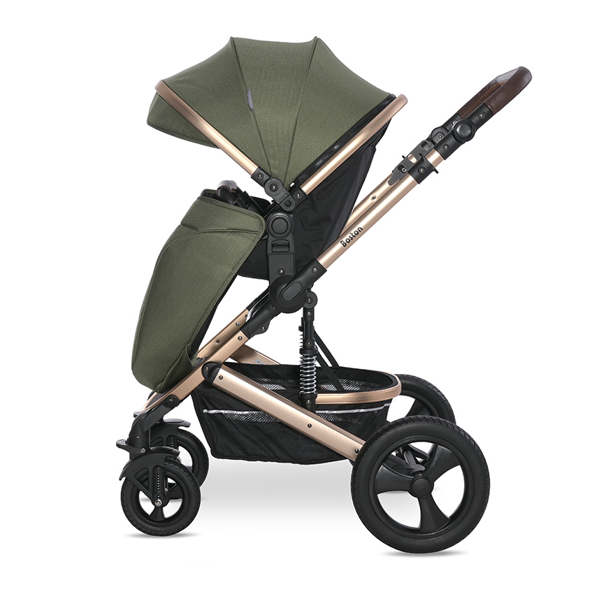 Baby stroller boston loden green+adapters