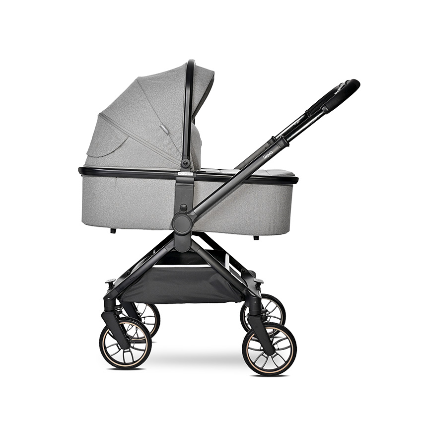 Д.КОЛИЧКА REYA 3in1 с реверсивна дръжка GREY