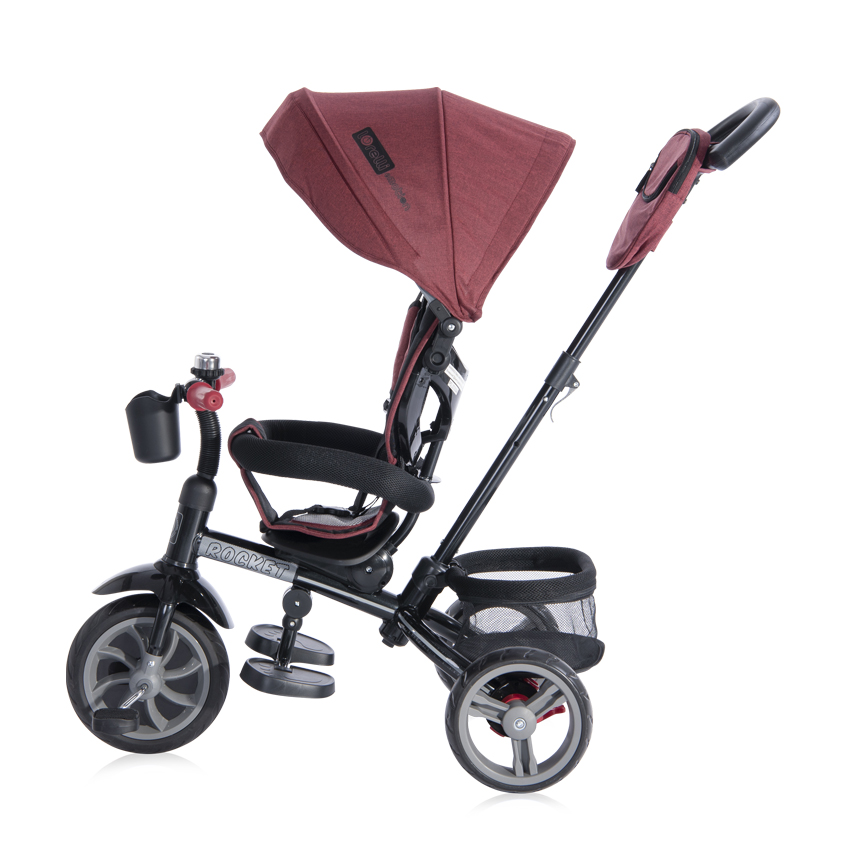 Триколка rocket red & black
