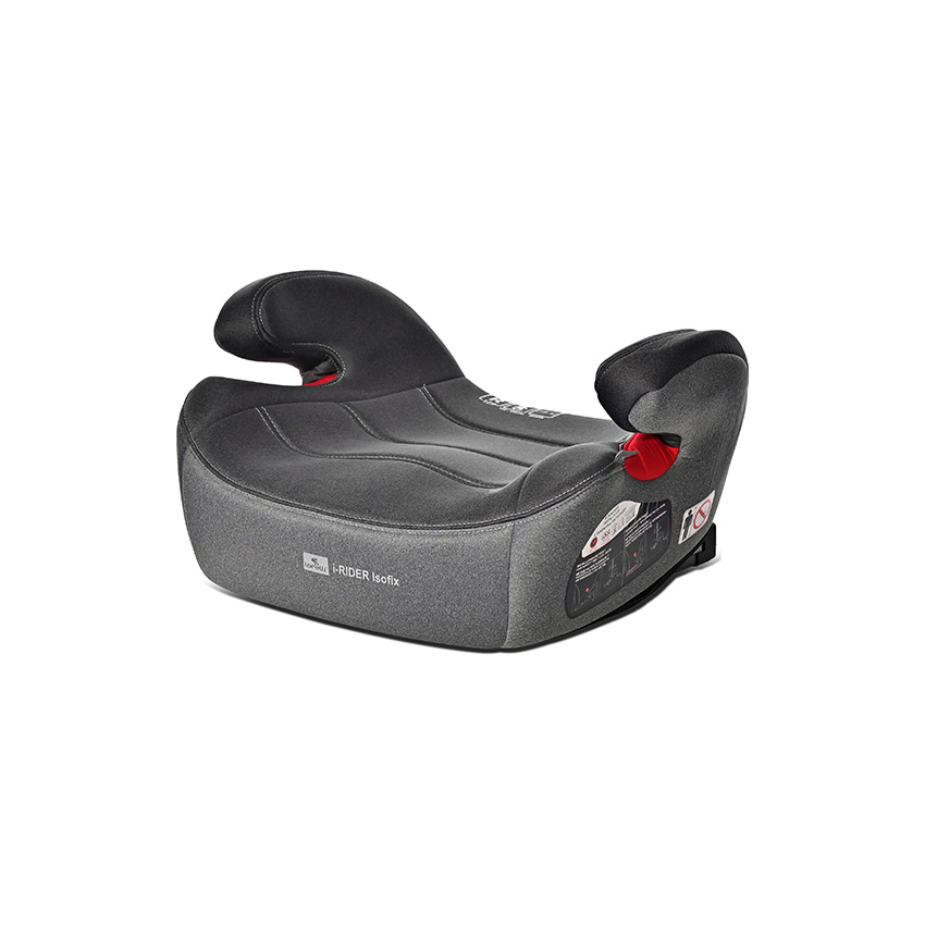 CAR SEAT i-RIDER ISOFIX 125-150CM GRAY JASPER
