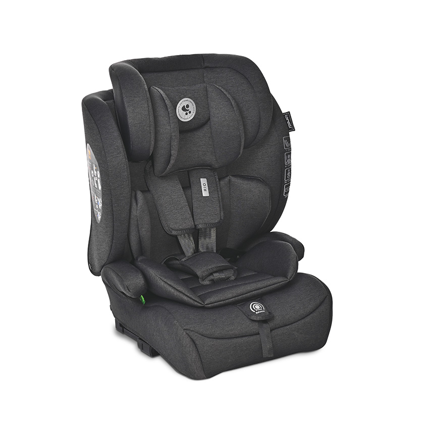Стол за кола rio isofix 76-150cm black jasper