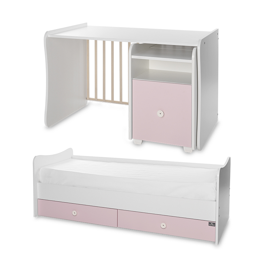 Bed trend plus color white/orchid pink