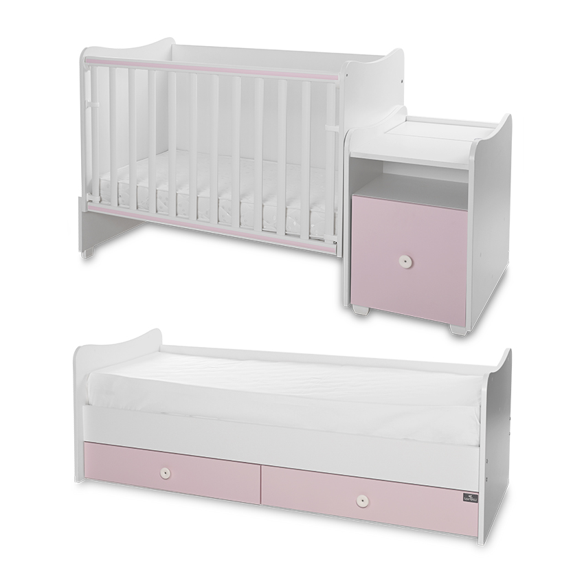 Bed trend plus color white/orchid pink