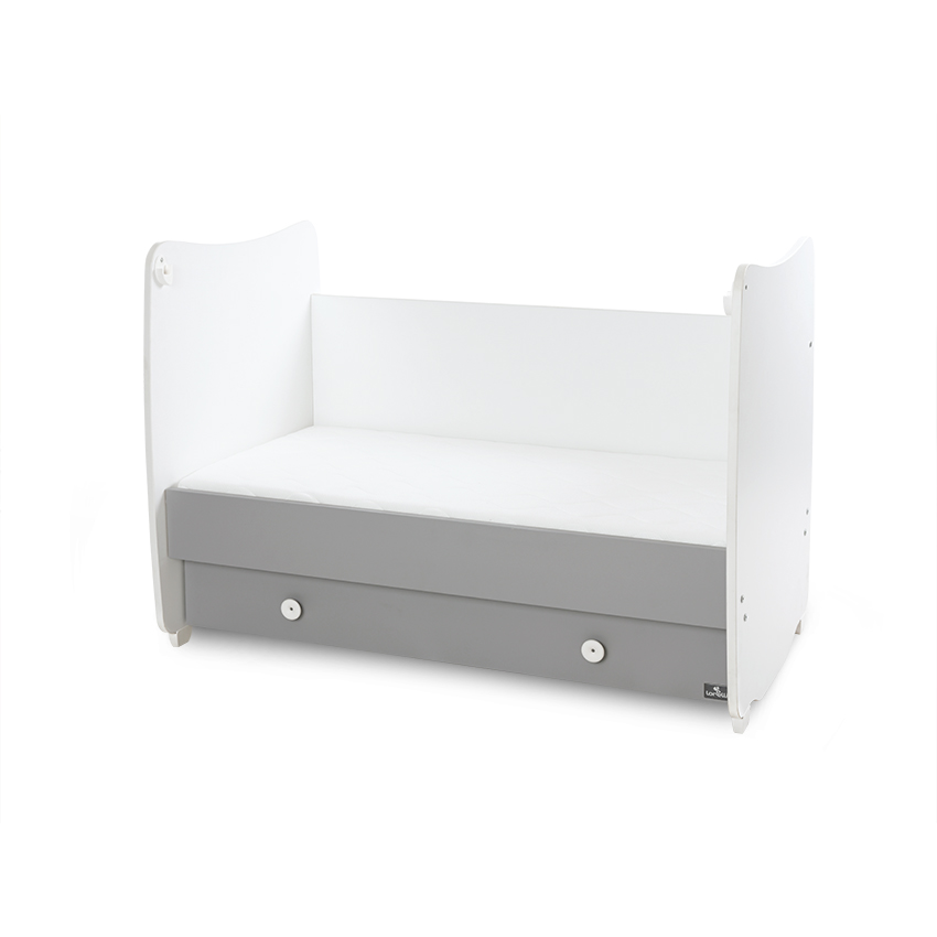Bed dream new 70/140 color white/stone grey