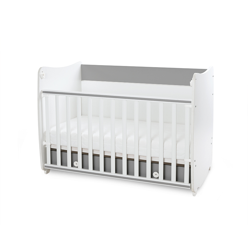 Bed dream new 70/140 color white/stone grey