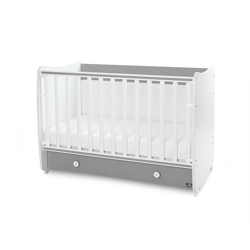 Bed dream new 70/140 color white/stone grey
