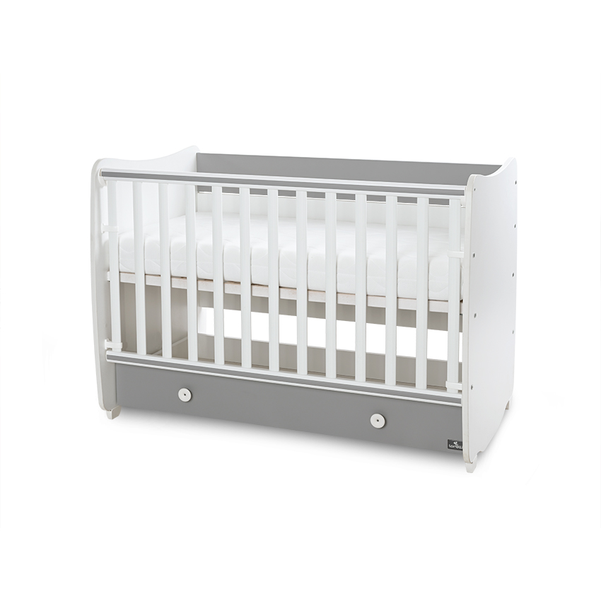Bed dream new 70/140 color white/stone grey