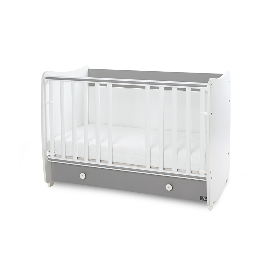Bed dream new 70/140 color white/stone grey