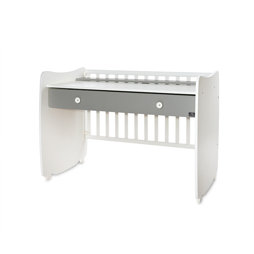 Bed dream new 70/140 color white/stone grey