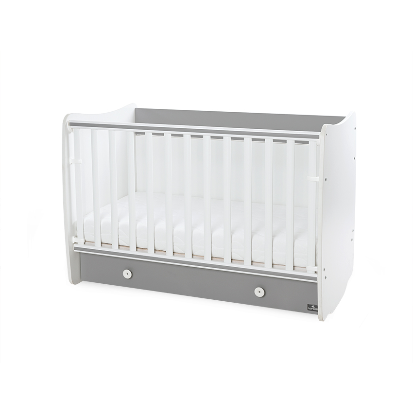 Bed dream new 70/140 color white/stone grey