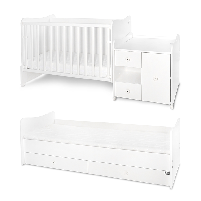 Bed minimax new 190/72 color white