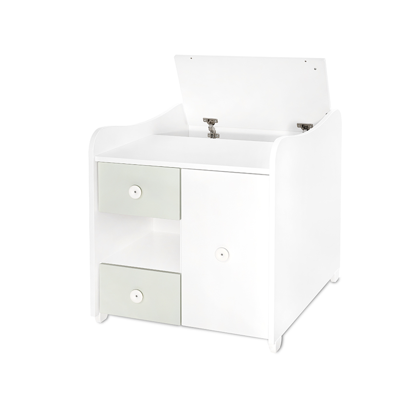 Bed minimax new 190/72 color white/milky green