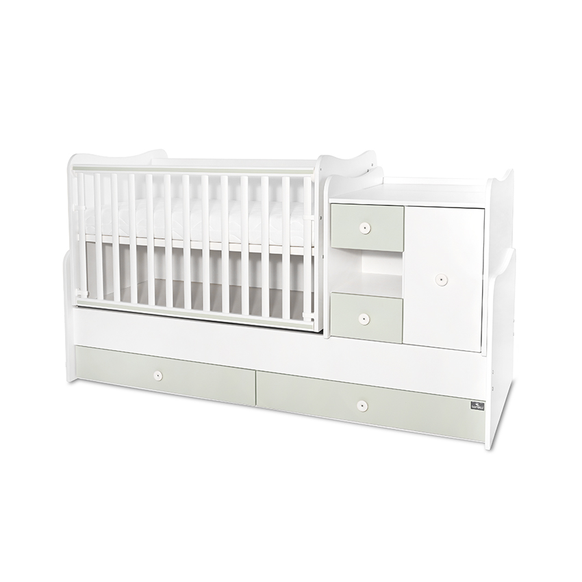 Bed minimax new 190/72 color white/milky green