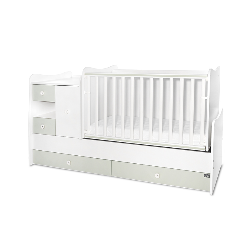 Bed minimax new 190/72 color white/milky green