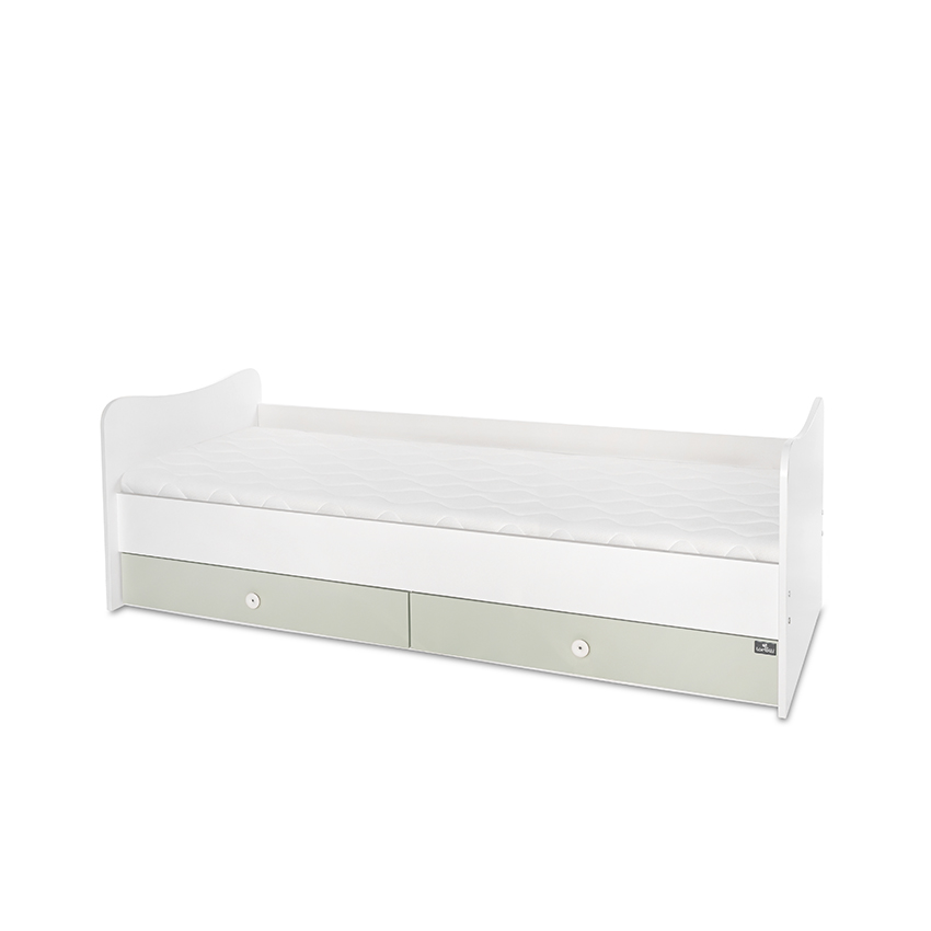 Bed minimax new 190/72 color white/milky green