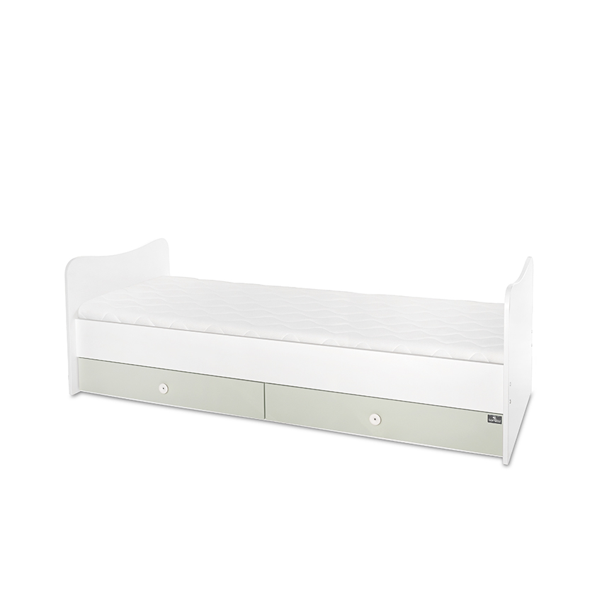Bed minimax new 190/72 color white/milky green