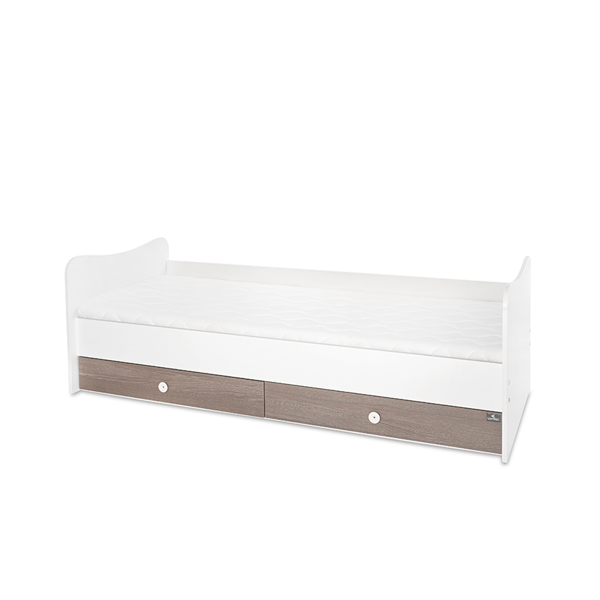 Bed minimax 190/72 color white/brown new