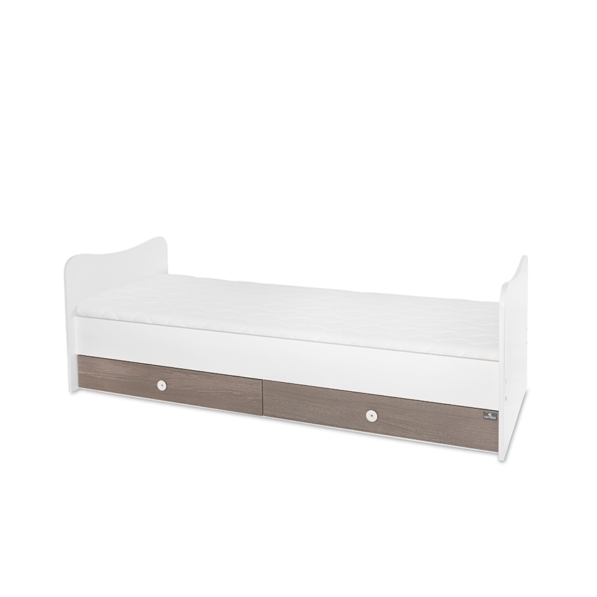 Bed minimax 190/72 color white/brown new