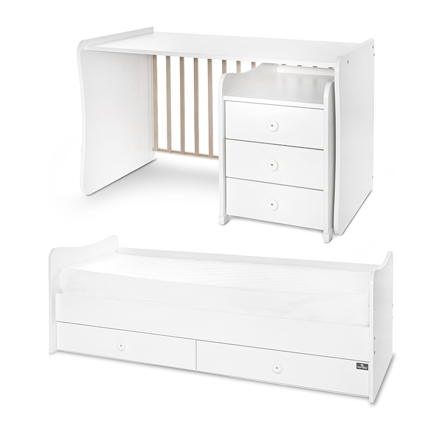 Легло maxi plus new 70/160 бяло-3box