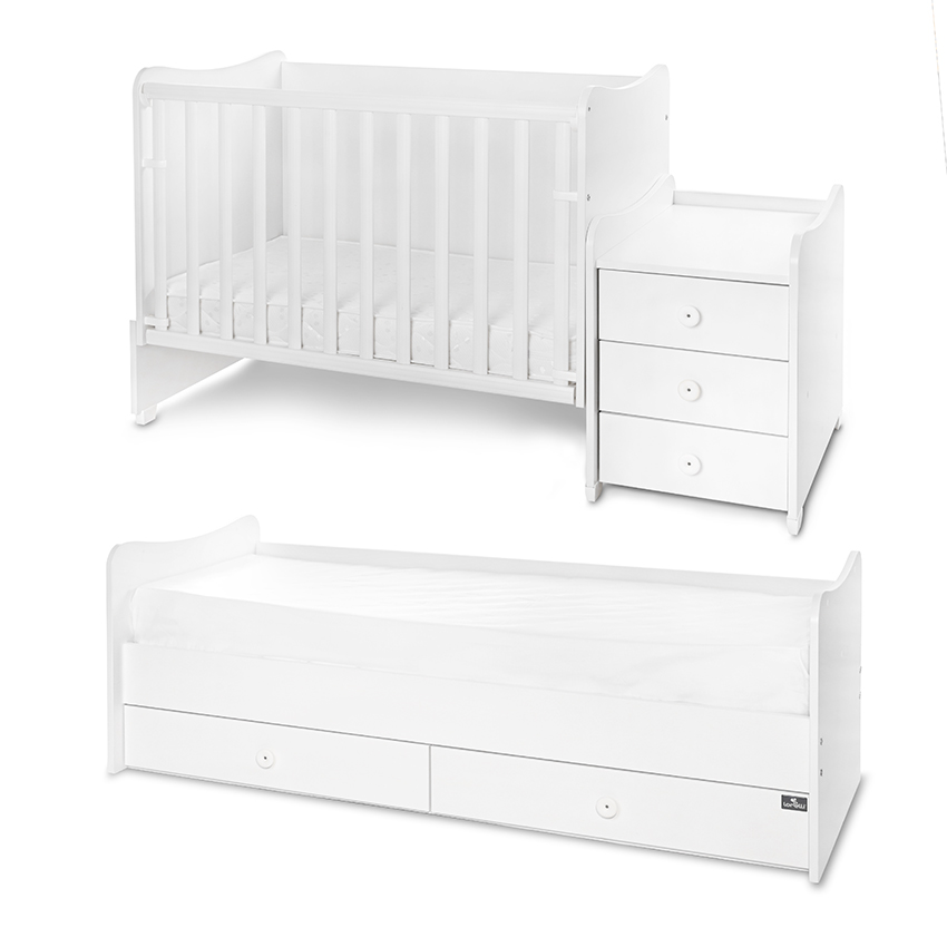 Легло maxi plus new 70/160 бяло-3box