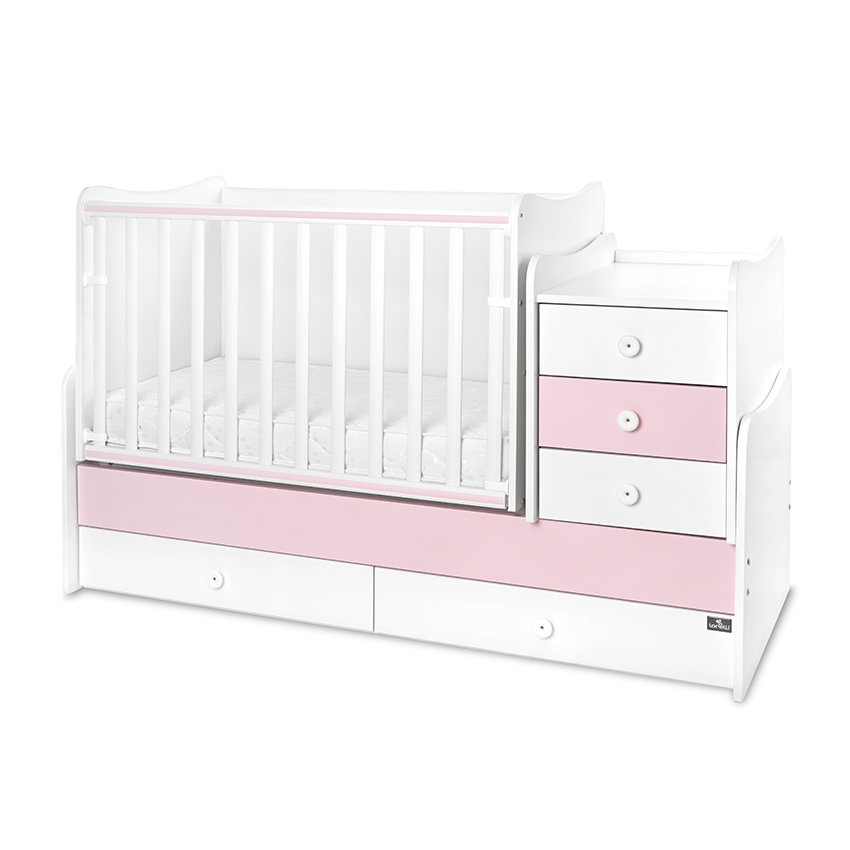 Легло maxi plus new 70/160 бяло/orchid pink-3box