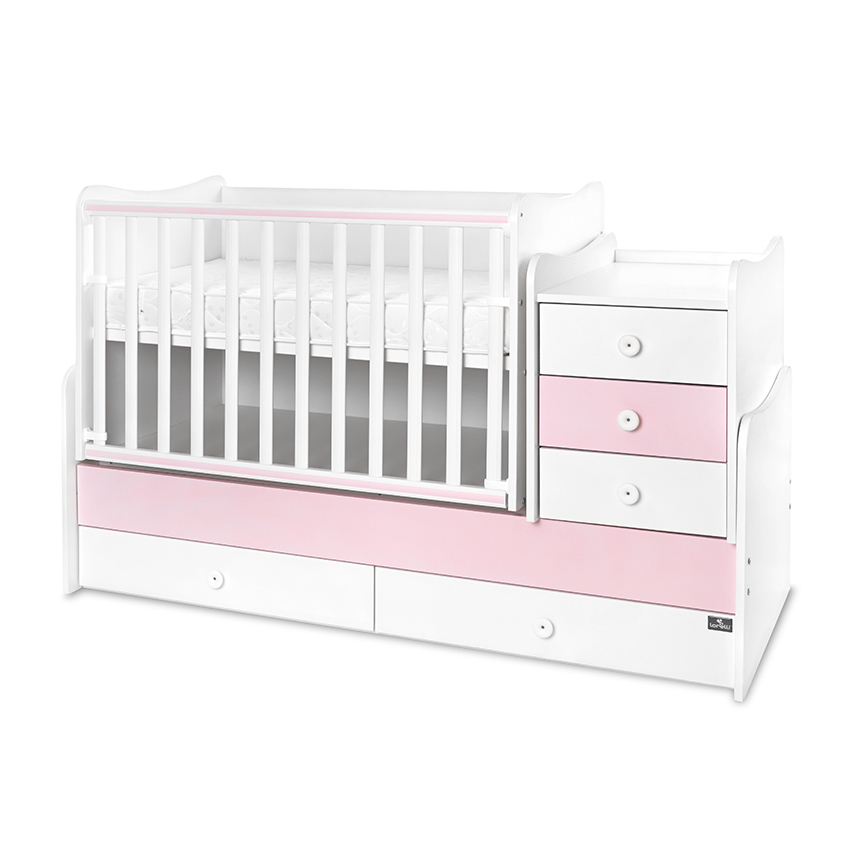 Легло maxi plus new 70/160 бяло/orchid pink-3box