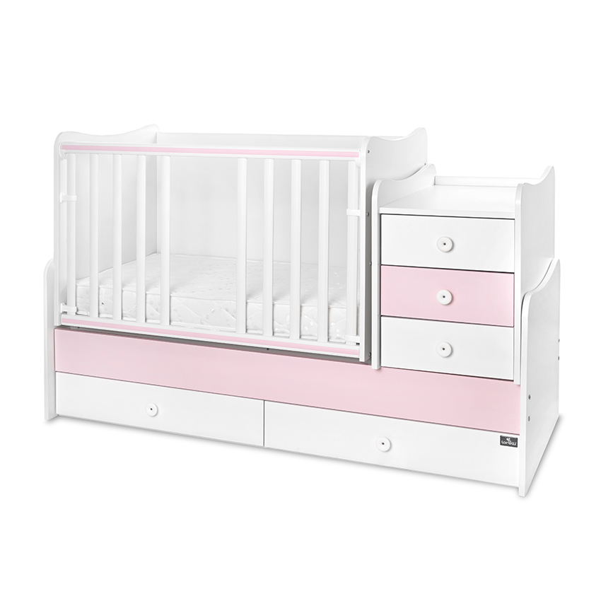 Легло maxi plus new 70/160 бяло/orchid pink-3box