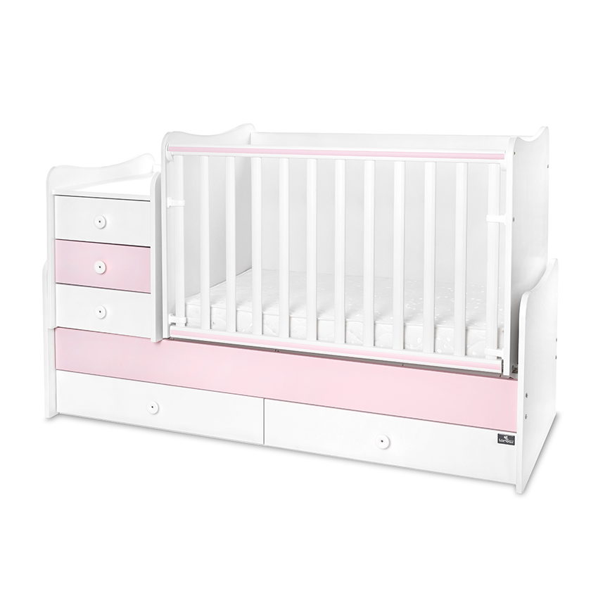 Легло maxi plus new 70/160 бяло/orchid pink-3box