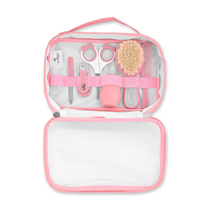 Хигиенен комплект с несесер deluxe blush pink
