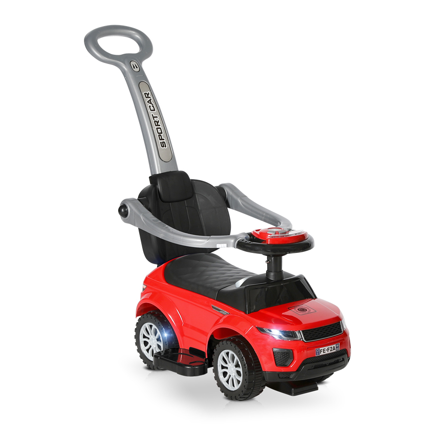 КОЛА ЗА ЯЗДЕНЕ OFF ROAD+ДРЪЖКА ЧЕРВЕНА