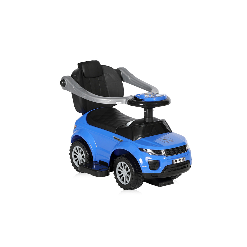 Кола за яздене off road+дръжка синя