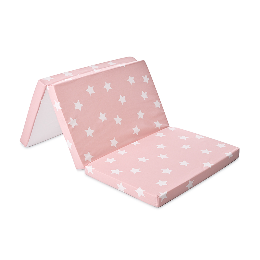 Folding mattress classic 60/120/5 pink