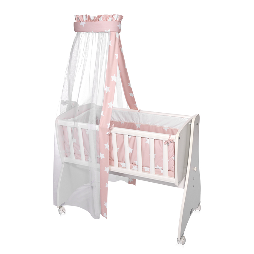 Cradle set First Dreams ranforce pale blush stars