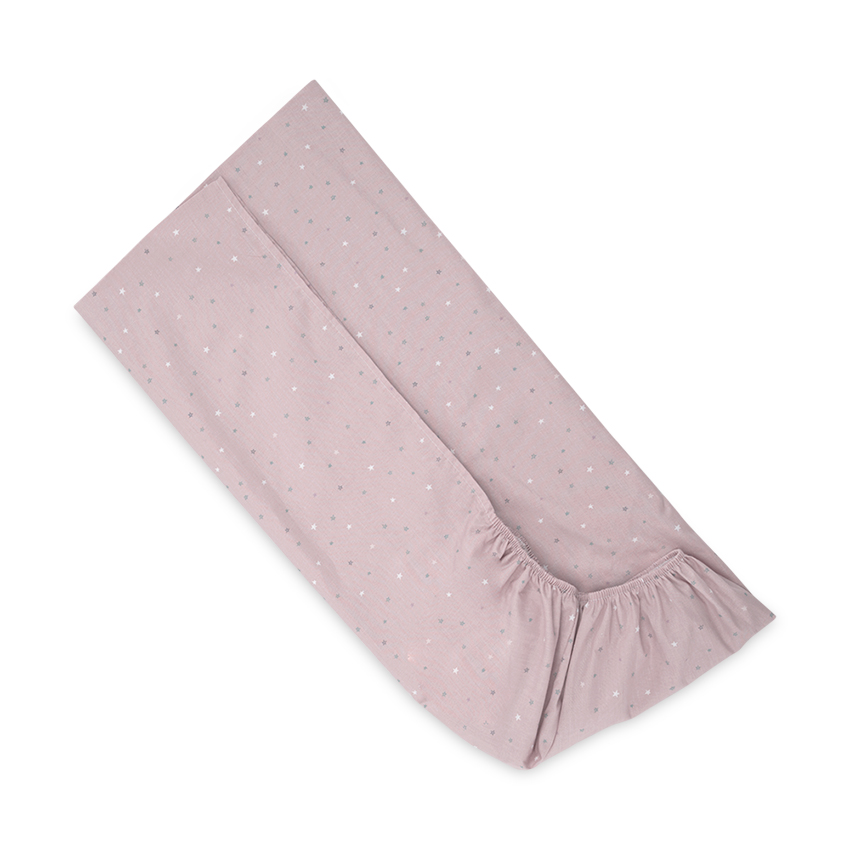 ELASTIC SHEET 60/120+15cm ROSE SKY