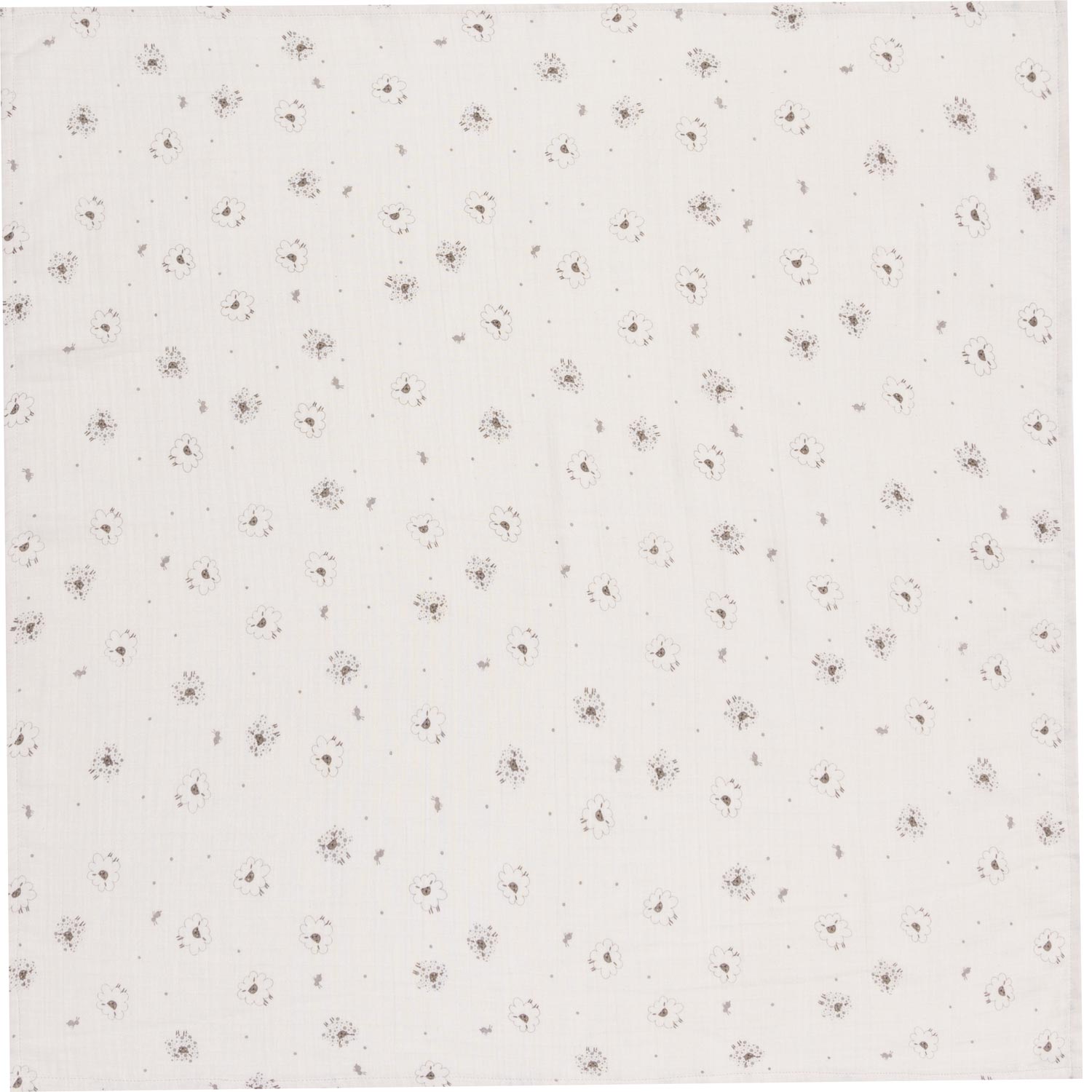 Bebe-Jou Muslin Diapers Set of 3 70x70cm - Tiny Sheep