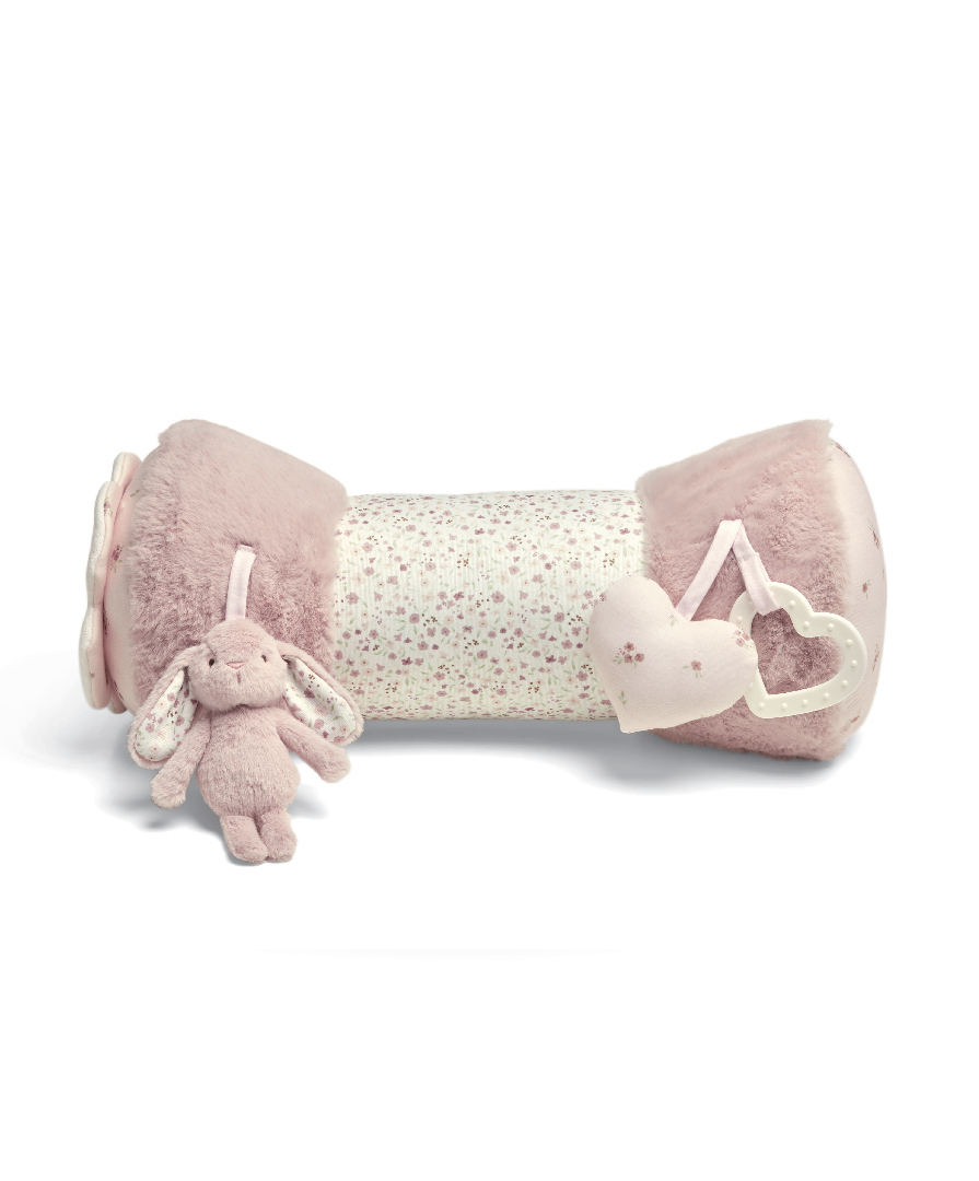 Mamas & Papas Играчка Tummy Time Roll - Welcome to the world Pink