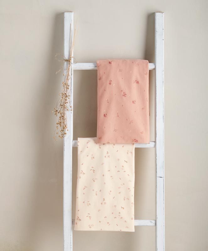 Mamas & Papas Fitted Sheets 2 pack 70x142cm - Wildflower