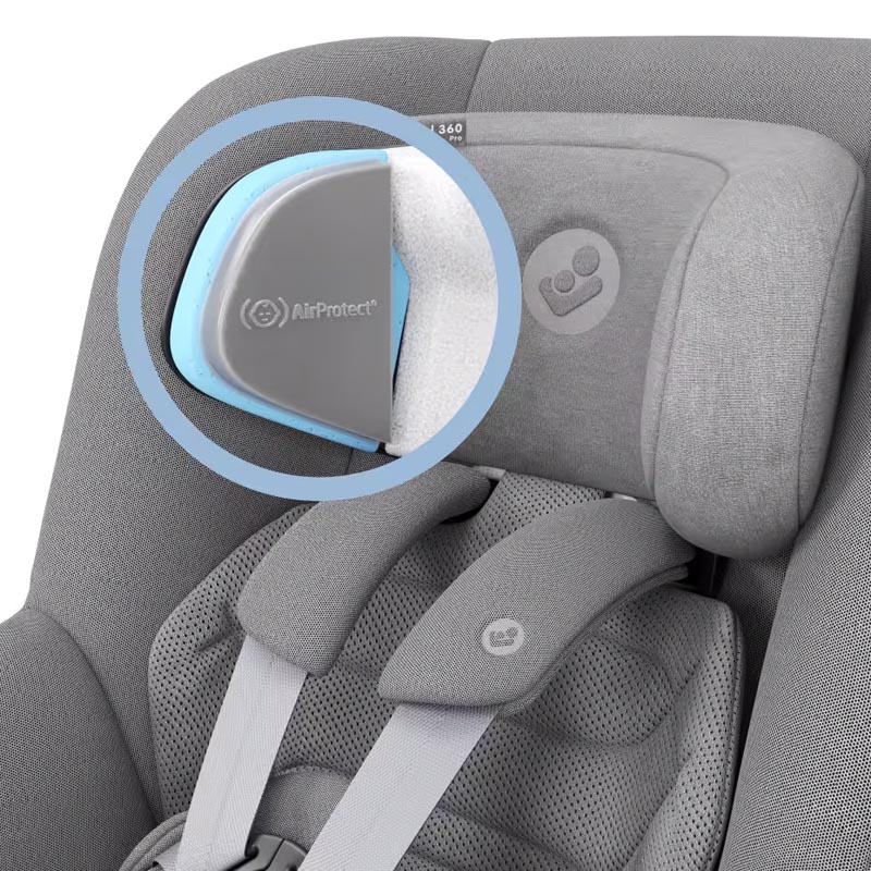 Maxi-Cosi Стол за кола 0-18Кг Pearl 360 Pro Authentic Grey
