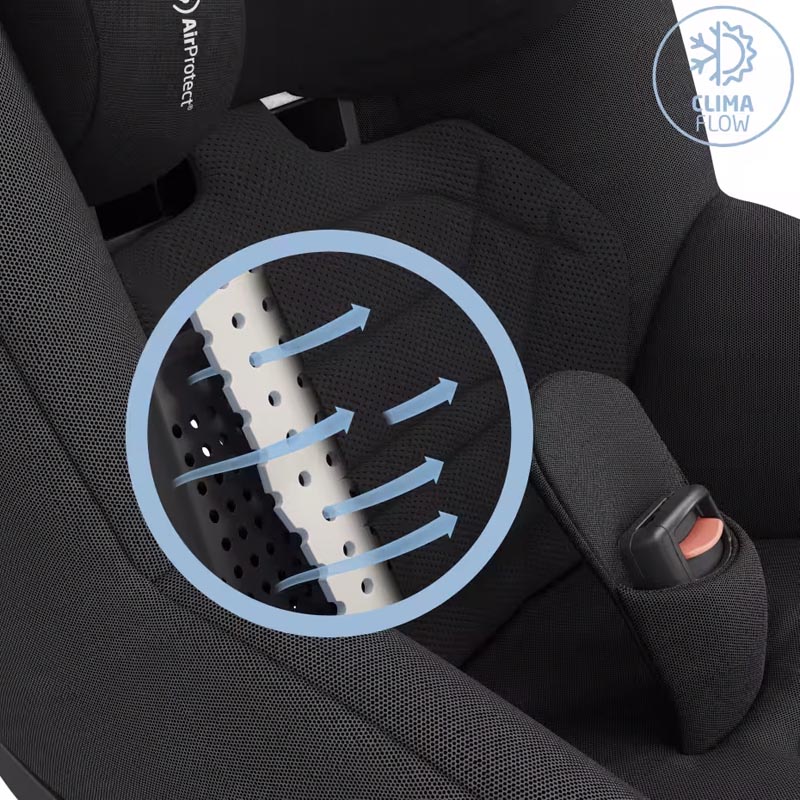 Maxi-Cosi Car Seat 0-18kg Pearl 360 Pro Authentic Black