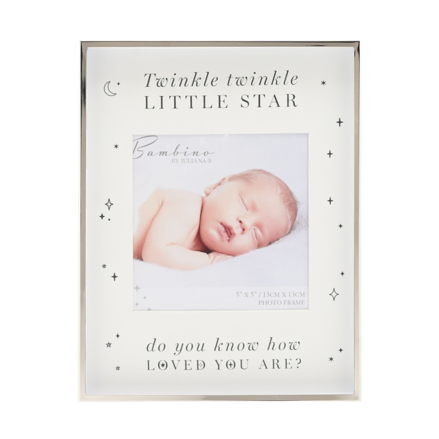 Widdop Bambino Посребрена рамка за снимка - Twinkle Twinkle