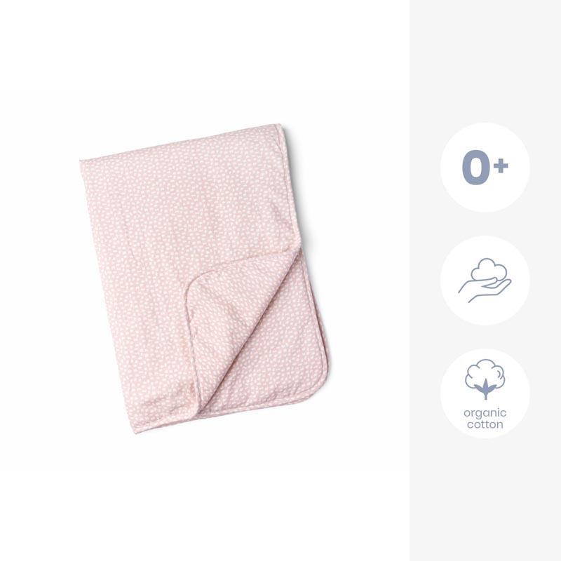 Doomoo Памучно одеяло Dream - Cloudy Pink 75x100см